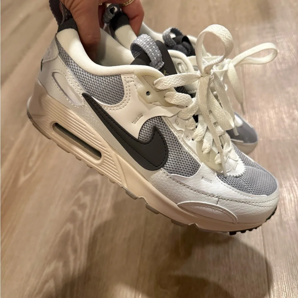 Nike Women's Mixed Neutral and Black Sneakers with Yellow Accents - Picture 2 of 5